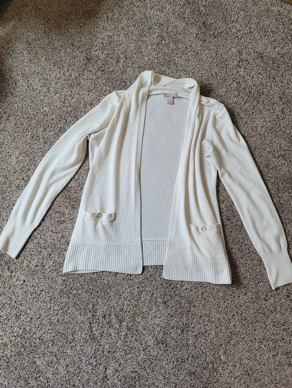Banana Republic Womens Wool Blend Cardigan Sweater Size Medium